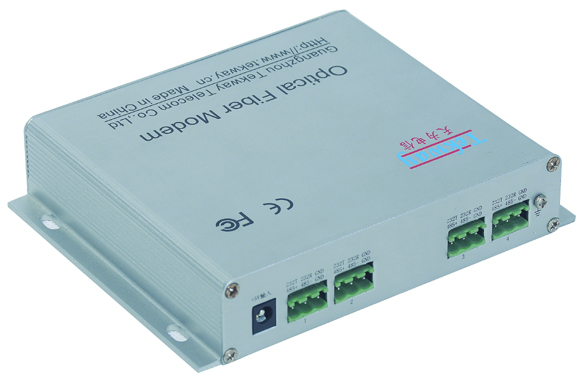 8路串口（RS232/485)光端机-GD8-10R8
