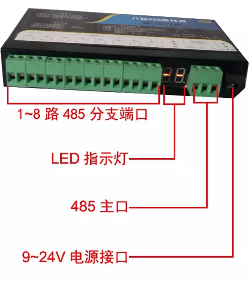 8路485集线器-TW-RS08