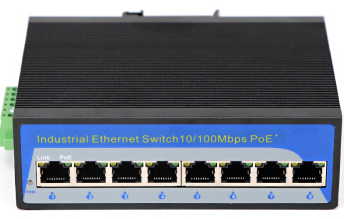 8口百兆工业交换机-AHD-0008/POE