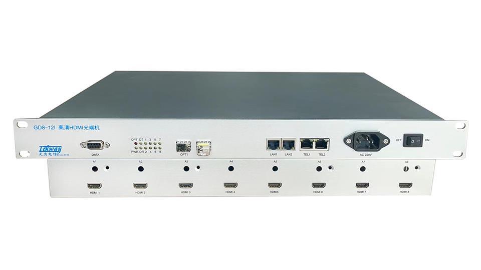 4路双向HDMI/DVI光端机-GD8-12I-4Vv