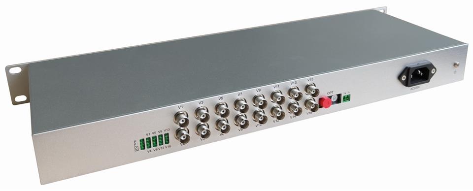 16路视频1路数据光端机-TW-DV160100